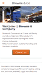 Mobile Screenshot of brownesales.com